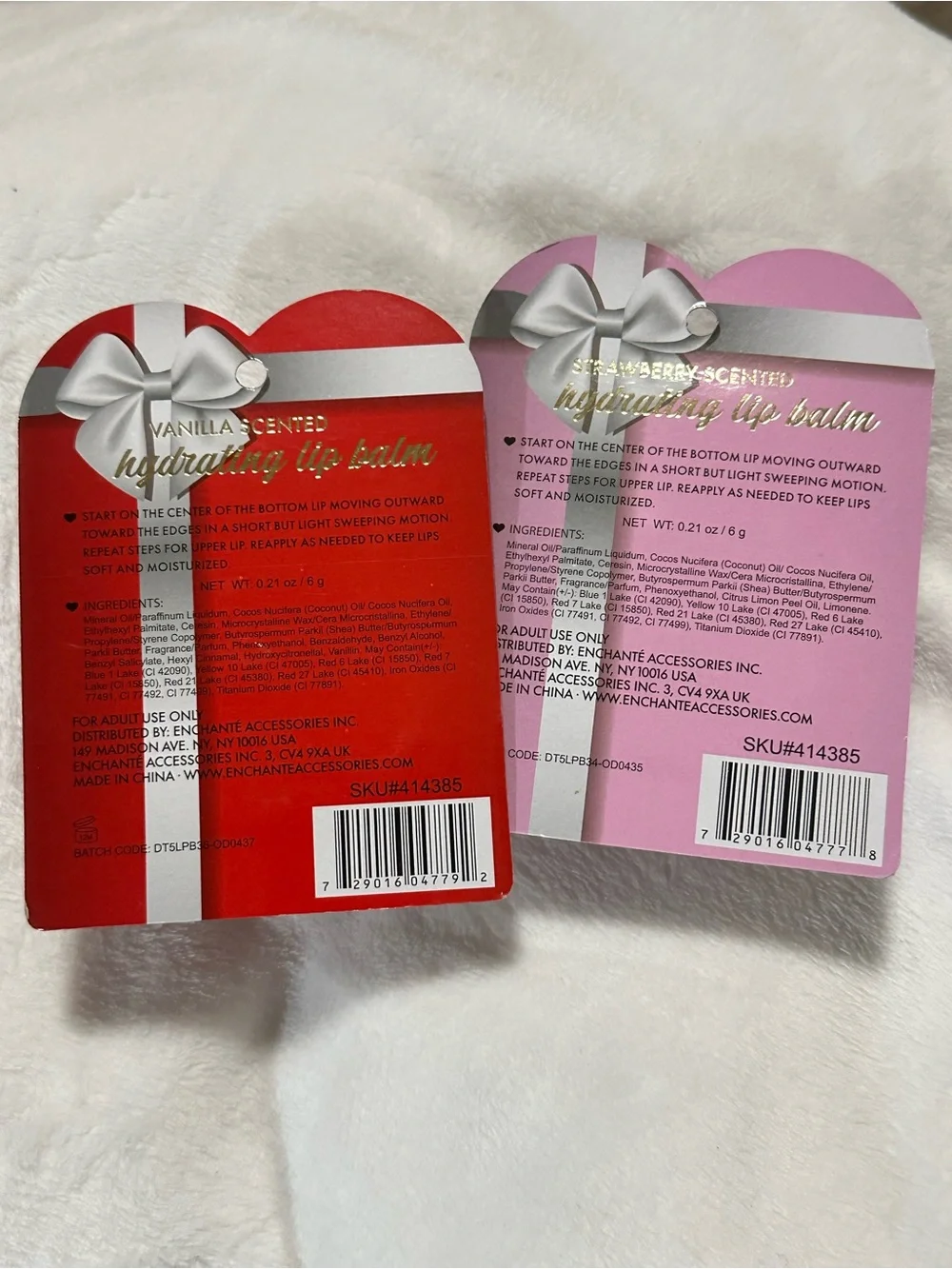🧸 Beary Cute Hydrating Teddy Bear Lip Balm 2pc Set 🧸